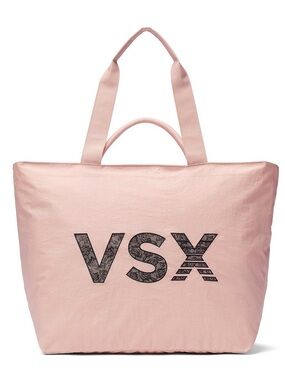 (Inventory 49) VSX Light Pink Tote with Black Logo